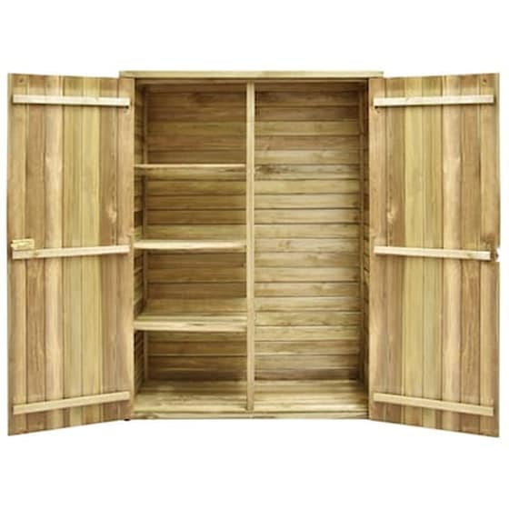 Vidaxl Αποθήκη Εργαλείων Κήπου 123x50x171 Εκ. Εμποτισμένο Ξύλο Πεύκου image 5