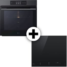 LG WSED7665B & CBIZ2435B InstaView™ 76 Lt Ανθρακί Εντοιχιζόμενος Φούρνος Άνω Πάγκου