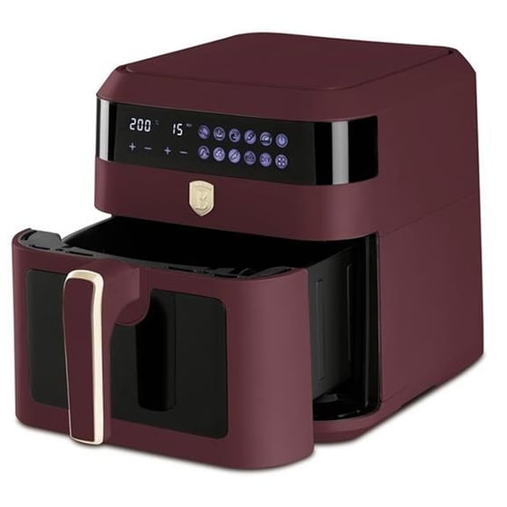 BERLINGER HAUS BH-9687 με Αποσπώμενο Κάδο 1300 W 8 L Κόκκινο Φριτέζα Αέρος image 1