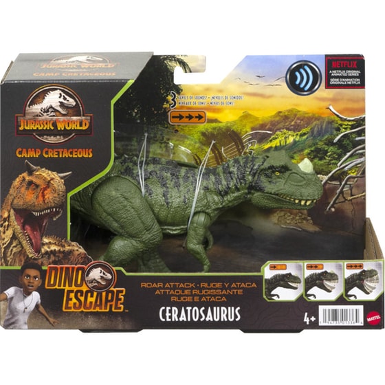 Jurassic World Δεινόσαυροι με Κινούμενα Μέλη με Λειτουργια Επίθεσης και ήχους (9 Σχέδια) image 3