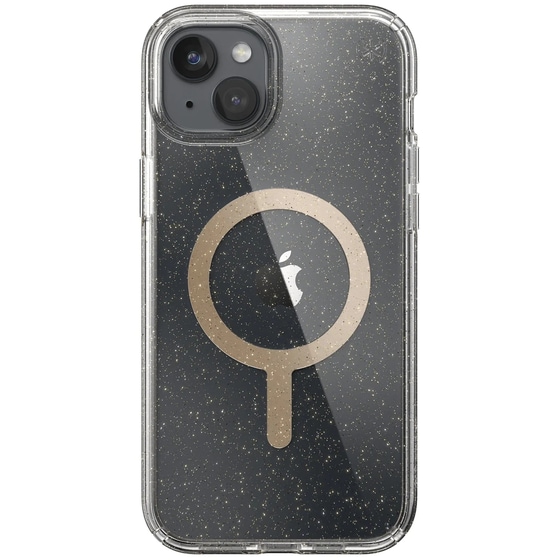 Θήκη Apple iPhone 15 Plus - Speck Presidio Lux Glitter MagSafe - Clear/Gold Glitter image 0