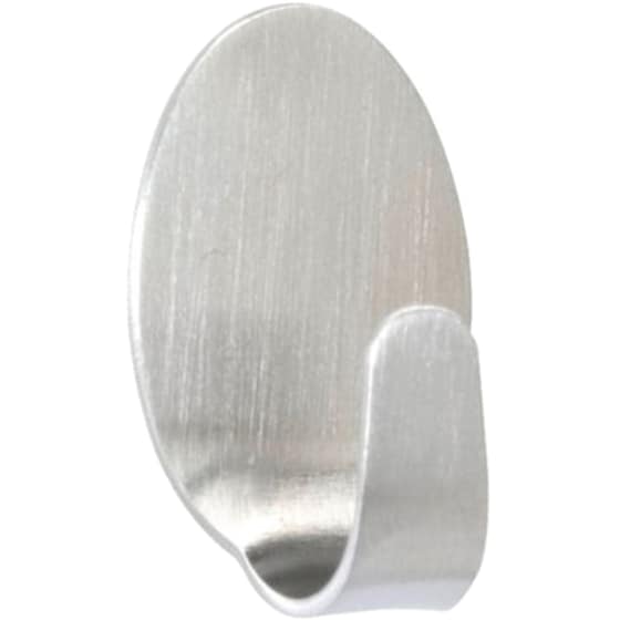 Κρεμαστράκια Αυτοκόλλητα Wenko Midget Ανοξείδωτα 4Τμχ 1.5x2.6cm - Ασημί Ματ image 0