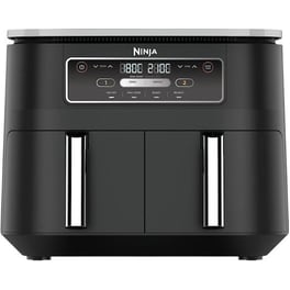 NINJA AF200EU με Διπλό Αποσπώμενο Κάδο 2400 W 7.6 L Μαύρο Φριτέζα Αέρος
