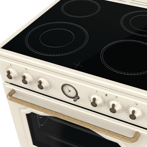 Ηλεκτρική Κουζίνα Κεραμική GORENJE GECS6B70CLI 71 lt Μπεζ image 2