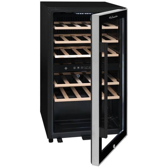 LA SOMMELIERE ECS31.2Z για 29 Μπουκάλια Μαύρο Συντηρητής Κρασιών image 3