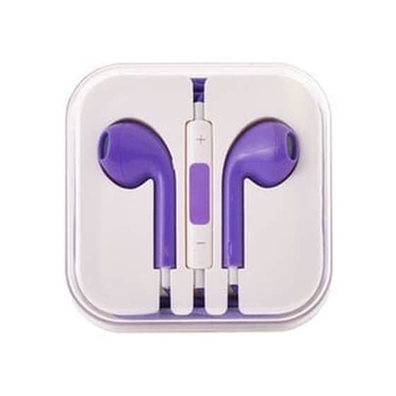 Ακουστικά Με Μικρόφωνο Mega Bass 3.5mm Jack - Oem - Μωβ - In Ear image 0