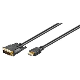 Καλώδιο Oem DVI-D Male σε HDMI Male - 1m