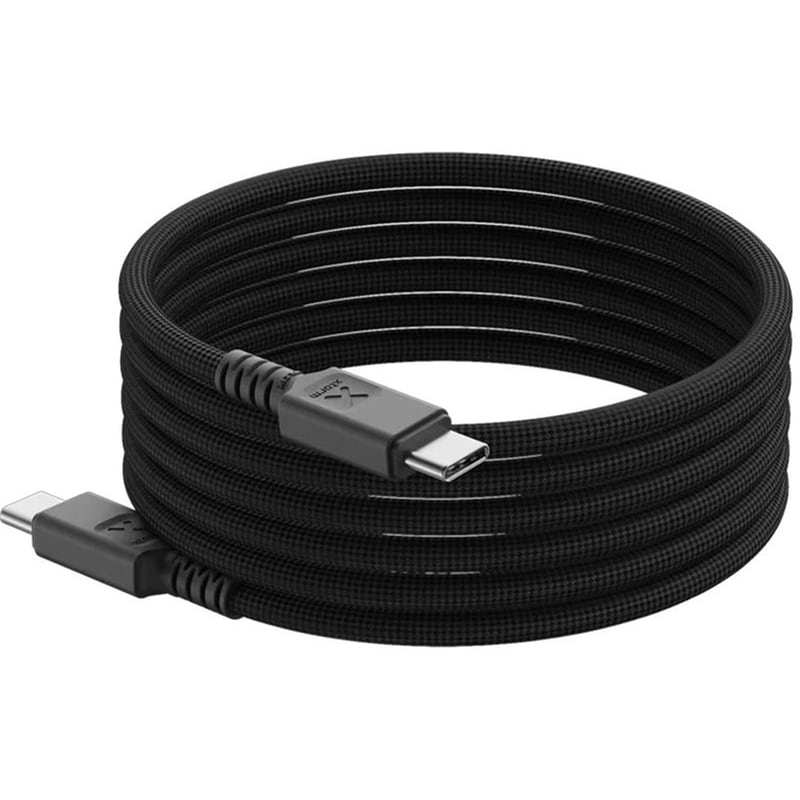Καλώδιο δεδομένων Xtorm TravelPro Magnetic USB-C σε USB-C 100 W - Μαύρο