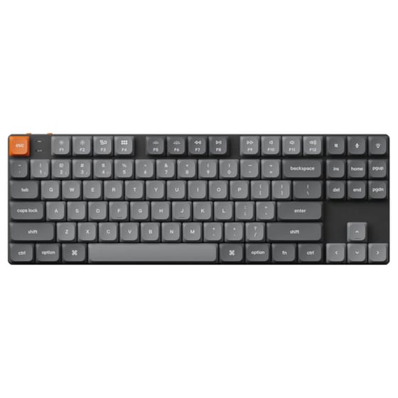 Keychron K1 Max QMK/VIA Gaming Μηχανικό Ασύρματο Πληκτρολόγιο Full Size μεRGB φωτισμό - Μαύρο (US) image 0