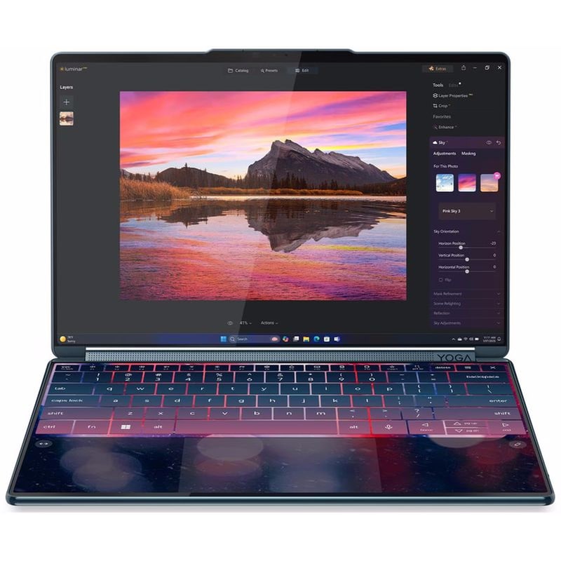 Lenovo Yoga Book 9 14IAH10 14 QHD+ OLED (Intel Core Ultra 7-255H/32 GB/1TB SSD/Arc Graphics/Win11Home) Laptop
