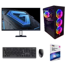 Desktop Vengeance R7 (Ryzen 7-5700/32GB/512GB SSD/Radeon RX 6400/Win11Home) & Xiaomi G27i Gaming Monitor 27'' & Trust Primo Ασύρματο Πληκτρολόγιο/Ποντίκι & BitDefender Total Security