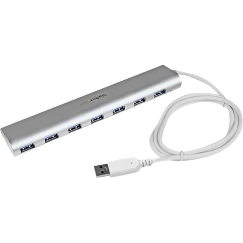 STARTECH USB Hub Startech GL3520 USB-A με 7 θύρες - Ασημί