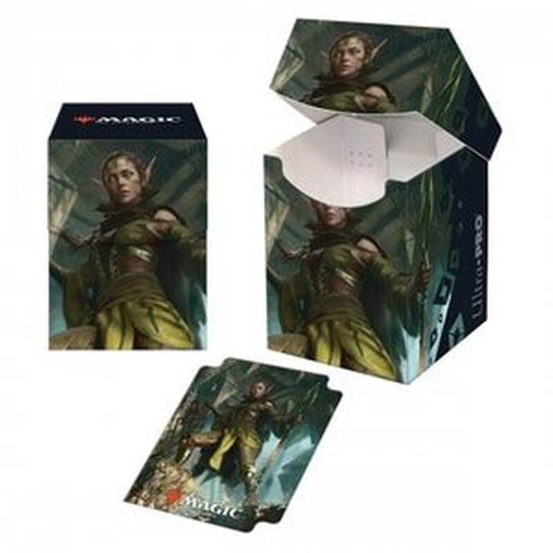 Mtg Ultra Pro 100+ Deck Box – Zendikar Rising (nissa Of Shadowed Boughs)