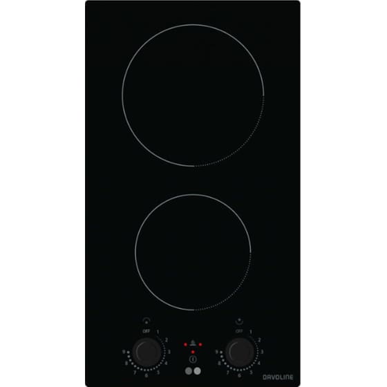 DAVOLINE DVC 29K 29 cm Μαύρο Εστία Κεραμική Domino Αυτόνομη image 0