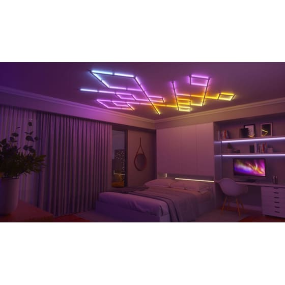 Έξυπνος Φωτισμός Led Nanoleaf Lines Expansion Pack 3 τμχ image 2