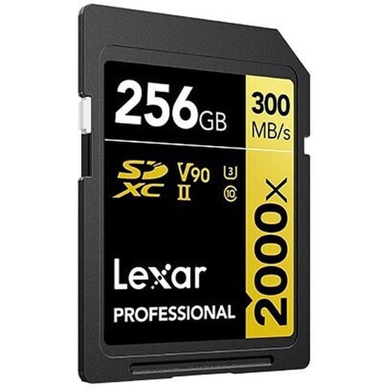 Lexar Professional SDXC 256GB 2000x Class 10 U3 V90 UHS-II image 1