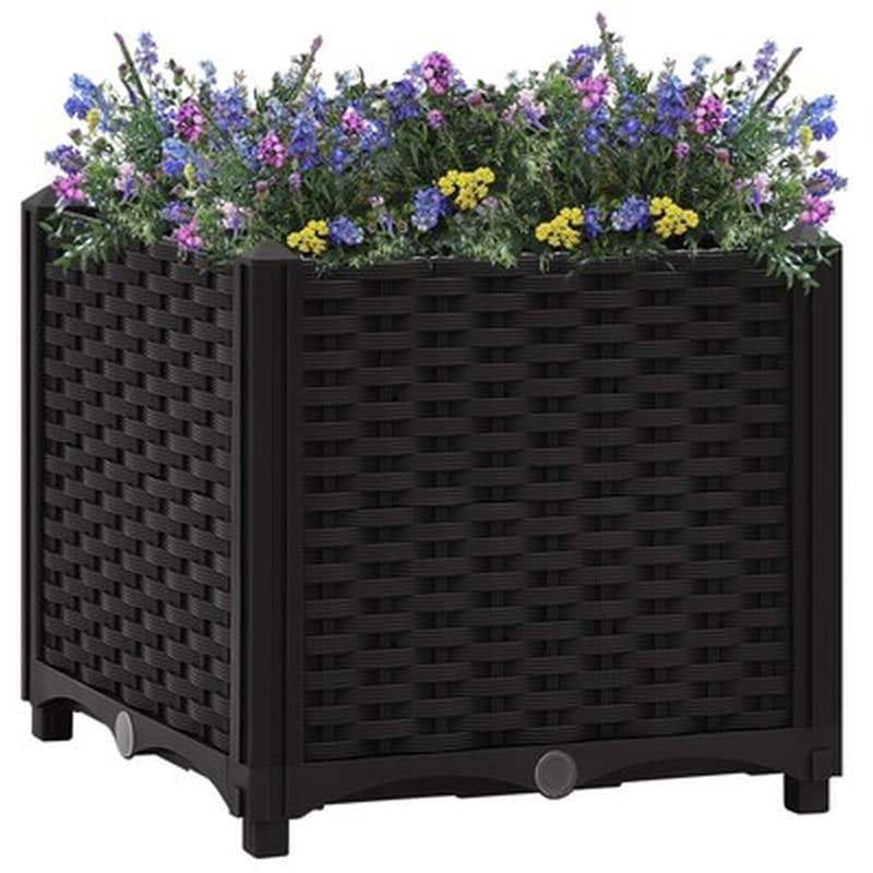 Vidaxl Ζαρντινιέρα 40 X 40 X 38 Εκ. Από Πολυπροπυλένιο VIDAXL