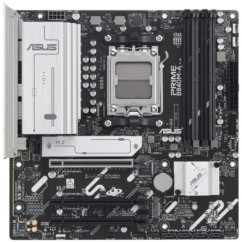 Asus PRIME B840M-A-CSM Motherboard Micro ATX με AMD AM5 Socket