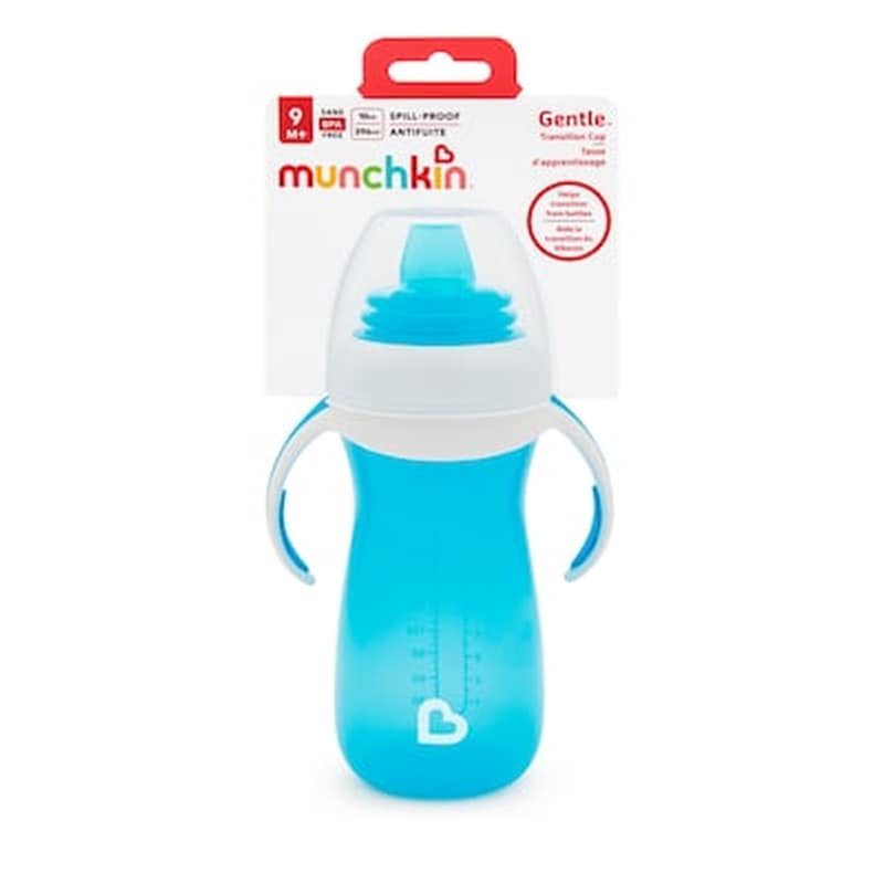 MUNCHKIN Munchkin Μεταβατικό Βρεφικό Μπουκάλι Gentle Cup Tall 300ml Μπλε