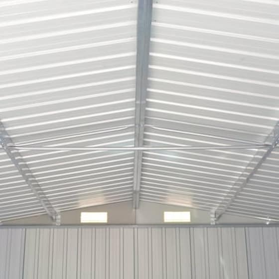 Vidaxl Αποθήκη Κήπου Πράσινη 257 X 298 X 178 Εκ. Μεταλλική image 1
