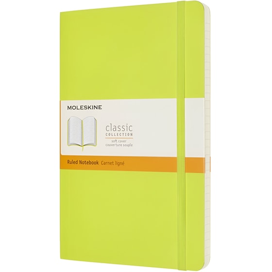 Σημειωματάριο Moleskine Ριγέ Lemon Green Large (1 Τεμάχιο) image 0