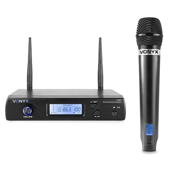 Vonyx Wm61 Ασυρματο Σετ Μικροφωνου Uhf 16ch image 0