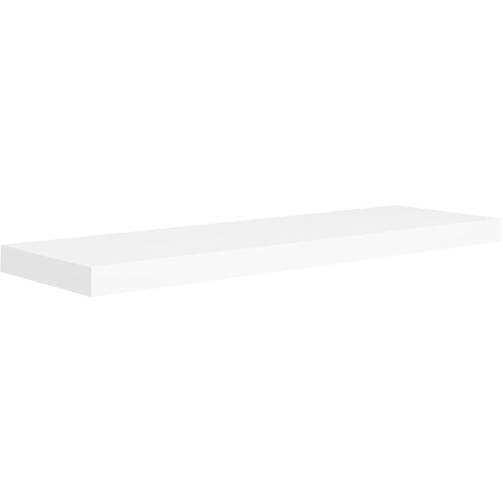 Ράφια Τοίχου VidaXL από Κυψελωτό MDF 80x23.5 cm 4 Τμχ - Λευκό image 2