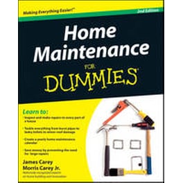Home Maintenance For Dummies 2e