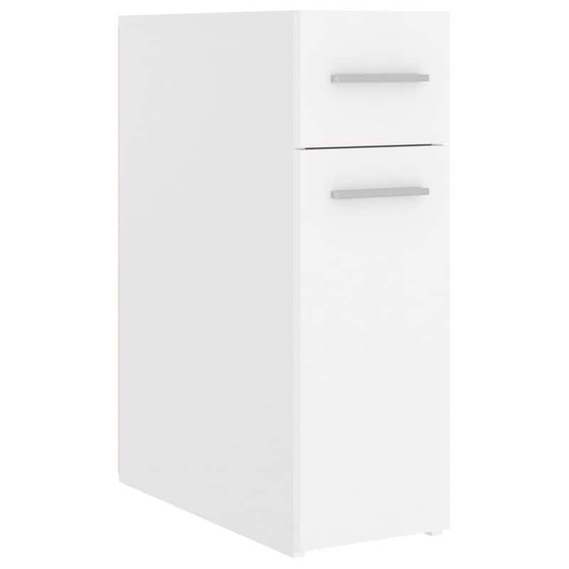 VIDAXL Συρταριέρα Γραφείου VidaXL από Μοριοσανίδα 20x45.5x60 cm - Λευκό