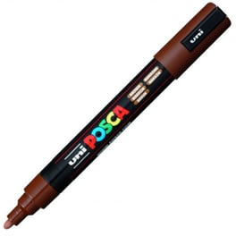 Μαρκαδόρος Σχεδίου Uni Posca PC-5M Medium Καφέ 1.8-2.5 mm