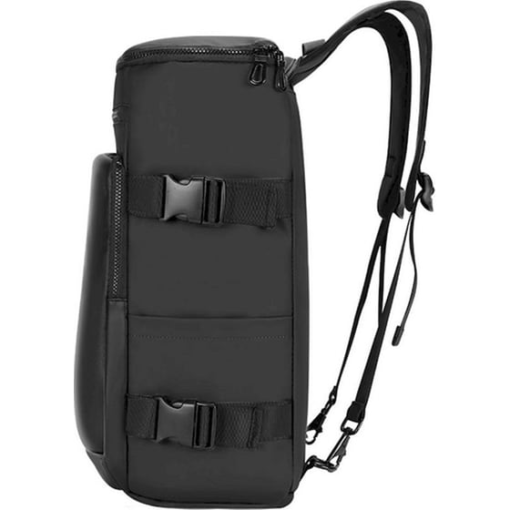 Τσάντα Πλάτης/ Ώμου Amber με Θήκη Laptop 15.6'' AΜ2013 21 lt - Μαύρο image 2