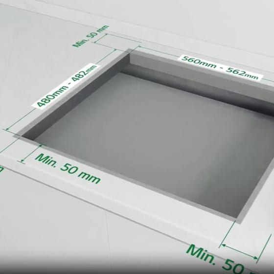 LG WSED7612S & CBIZ2437B InstaView™ 76 Lt Inox Eντοιχιζόμενο Σετ Φούρνος και Εστία image 9
