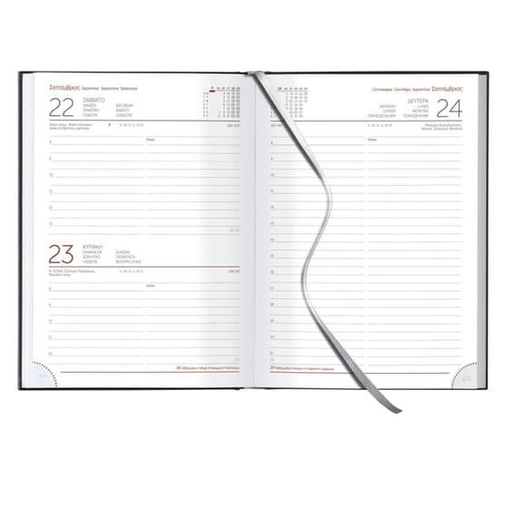 Ημερολόγιο Θεοφύλακτος Ημερήσιο 2019 Borneo Κόκκινο Medium image 1