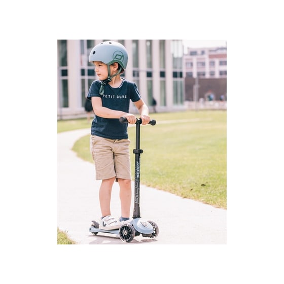 Παιδικό Πατίνι Τρίτροχο Scoot & Ride Highwaykick 3 με LED Ρόδες - Steel image 3
