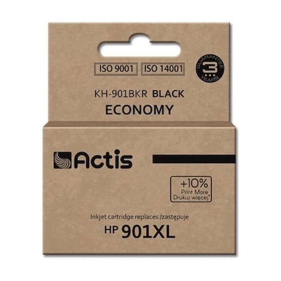 Μελάνι Actis HP 901XL Μαύρο - Cc656ae image 0