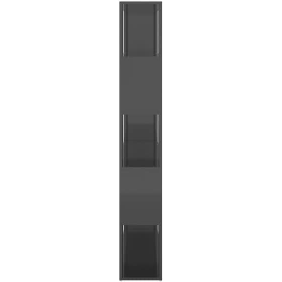 Βιβλιοθήκη VidaXL από Μοριοσανίδα 100x24x155 cm - Γκρι image 4