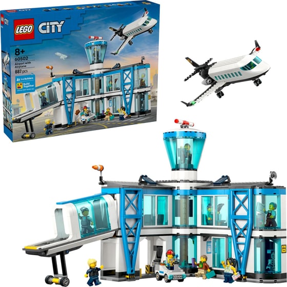 LEGO® City Airport with Airplane (60502) image 1