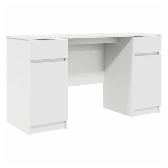 Γραφείο VidaXL από Επεξεργασμένο Ξύλο 140x49x76 cm - Λευκό image 0