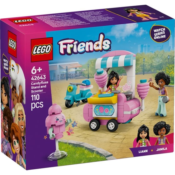 LEGO® Friends Cotton Candy Stand and Scooter (42643) image 0