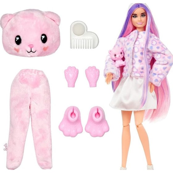 Κούκλα Barbie Cutie Reveal Αρκουδάκι (HKR04) image 4