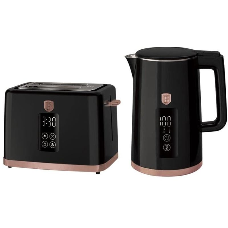 BERLINGER HAUS Σετ BERLINGER HAUS BH-9540 Μαύρο Βραστήρας Φρυγανιέρα