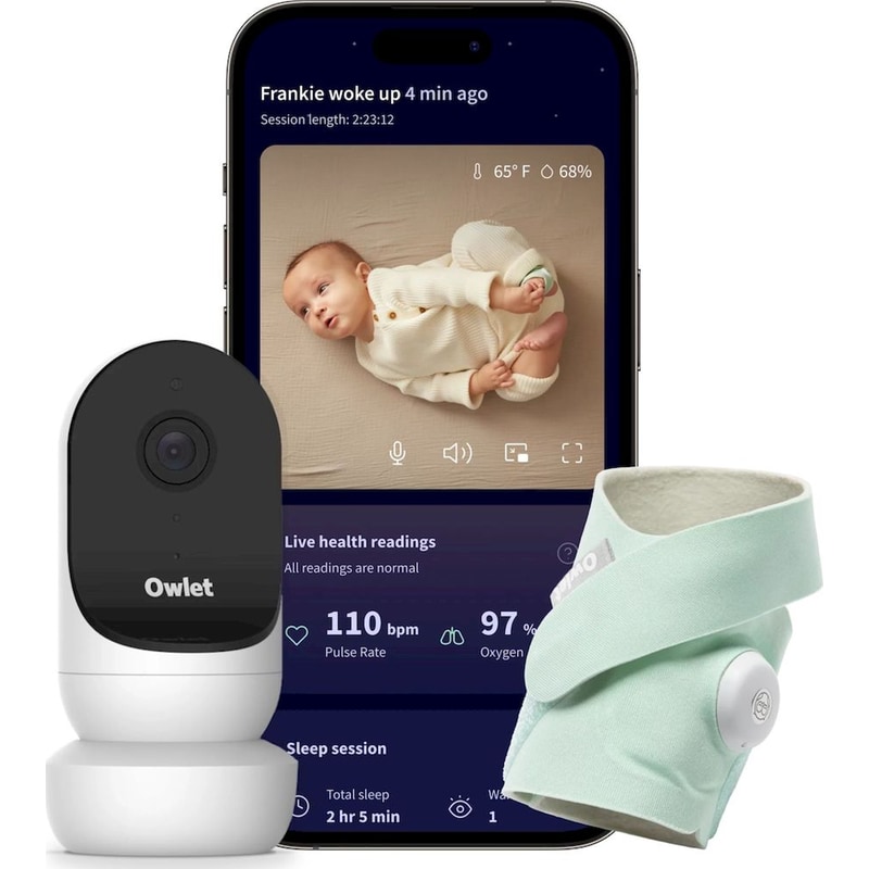 OWLET Σετ Baby Monitor Κάμερας Ήχου Owlet Dream Duo Κάλτσα Owlet Dream (Μέντα) Owlet Cam 2