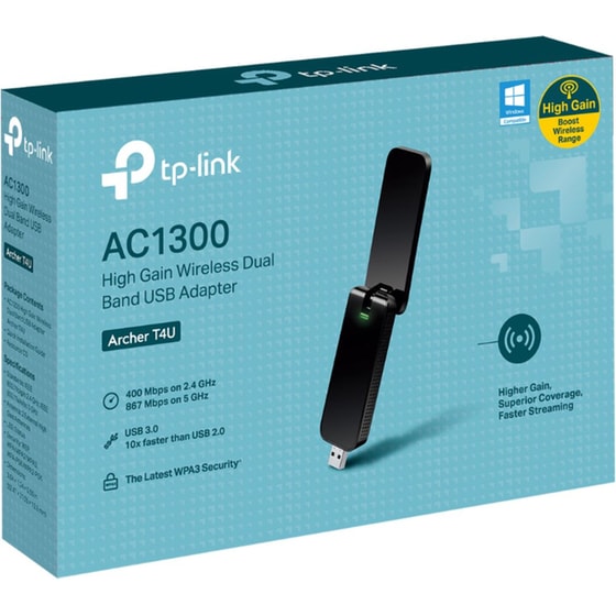 TP-Link Archer T4U AC1300 USB Αντάπτορας Δικτύου Ασύρματη Σύνδεση 1300Mbps image 4