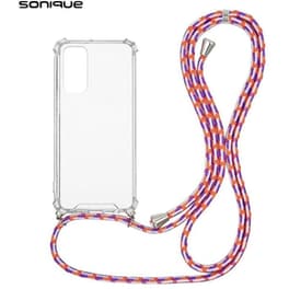 Θήκη Xiaomi Redmi Note 12 5G - Sonique Armor Clear Με Κορδόνι - Μαύρο