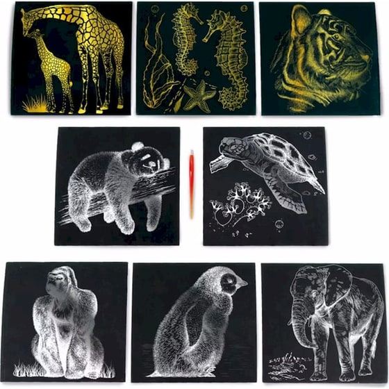 Addo Out of the Box Παιδική Χειροτεχνία Σετ με Χρυσά και Ασημένια Σχέδια image 2