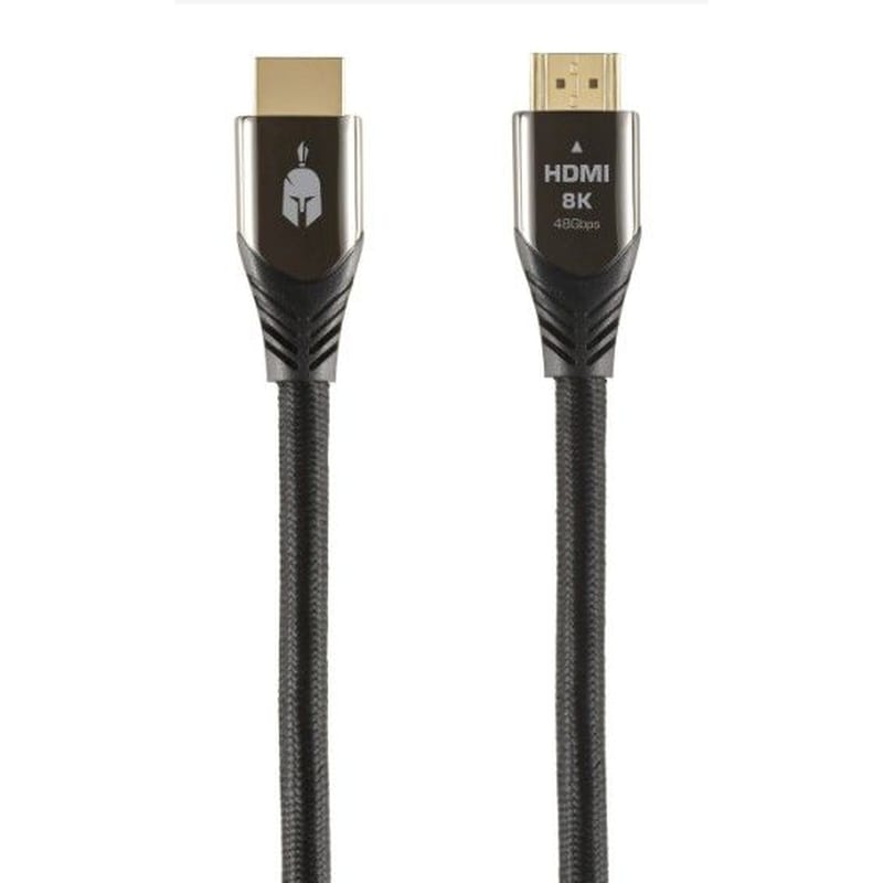 SPARTAN GEAR Spartan Gear Καλώδιο HDMI 8K Ultra HD από Κράμα Ψευδάργυρου Μαύρο