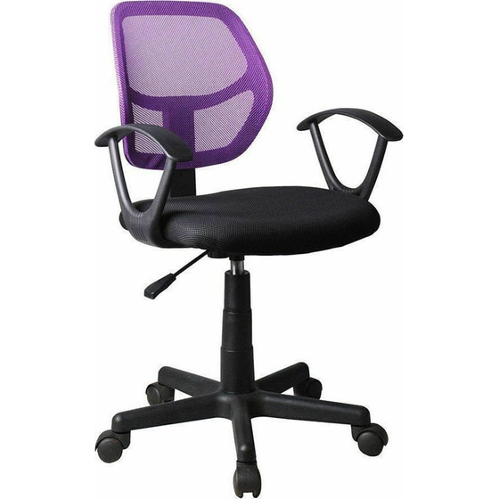 Καρέκλα Γραφείου Liberta Strips Υφασμάτινη - Μωβ image 0