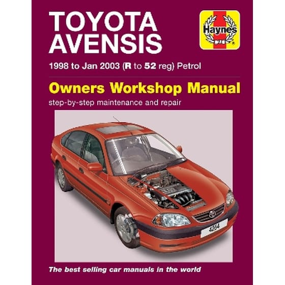 Toyota Avensis Petrol (98 - Jan 03) Haynes Repair Manual image 0