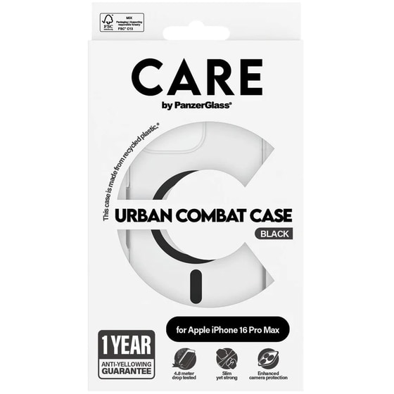 Θήκη Apple iPhone 16 Pro Max - PanzerGlass Urban Combat Case - Black image 3