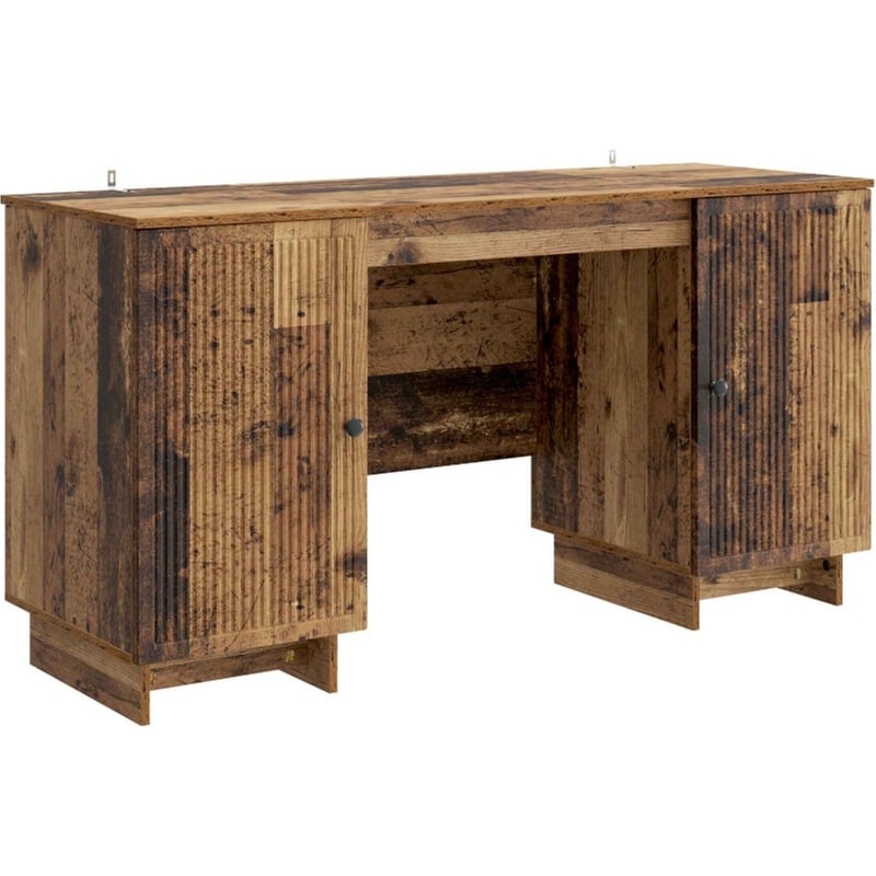 Γραφείο VidaXL από Επεξεργασμένο Ξύλο 142,5x50x75 cm - Παλιό Ξύλο